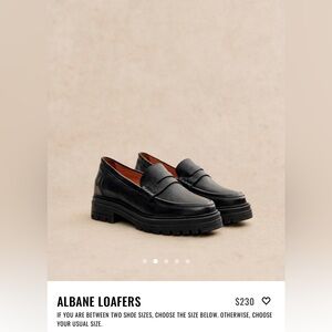 Sézane Albane Loafers size 38